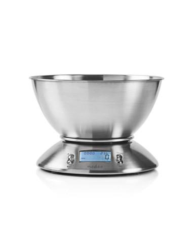 Bilancia da cucina digitale illuminata con termometro e timer