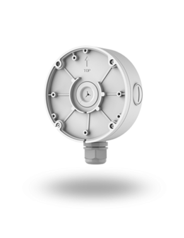 Scatola di giunzione per telecamere Dome diametro 142mm con passacavo