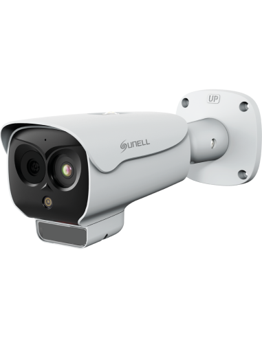 Telecamera IP bullet 2mp ottica fissa 3,2mm termica bi-spectrum 256x192