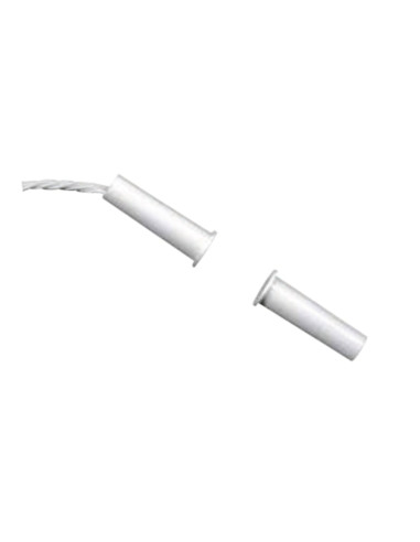 Contatto magnetico da incasso bianco 32x9mm 4 fili