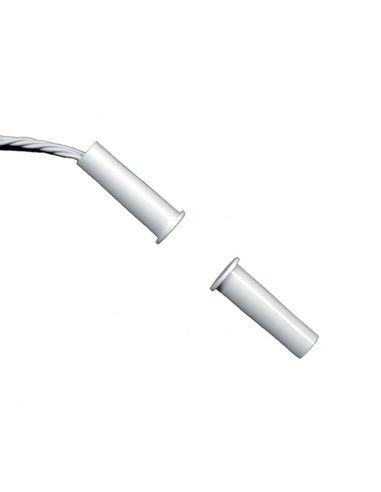 Contatto magnetico da incasso bianco con scambio NC / NO