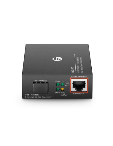 Media converter SFP 10/100/1000 base-t gigabit PoE