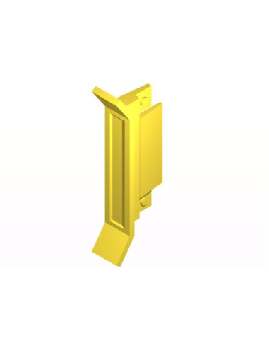 Estrattore in abs grigio fissaggio a pressione per cs 1,6 mm