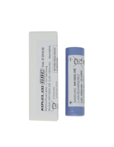 Batteria litio 3,6V 2850mAh polo piatto Vcar: 4,2V - Acar: 1375mA - Asca: 5500mA