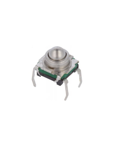 Microcommutatore TACT SPST-NO 7,3x7,4mm da stampato max 32VDC 0,05A IP60