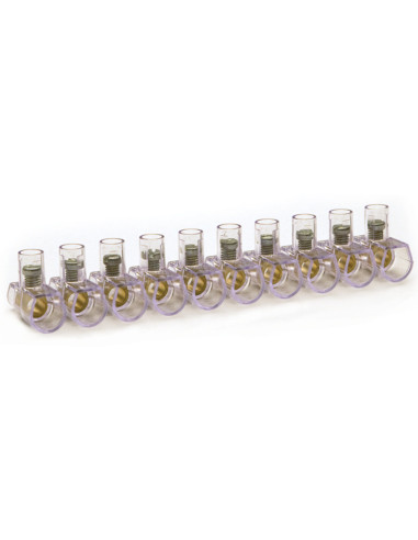 Morsetti elettrici trasparenti  1,5mm² 10 poli