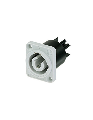 Presa powercon da pannello white