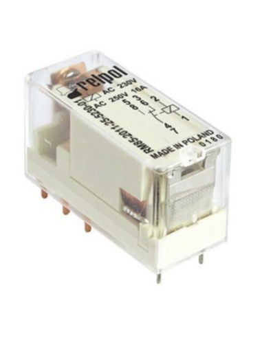 Rele' elettromagnetico 1 scambio 24vac 16A da circuito stampato