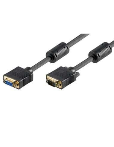 Cavo VGA spina-presa 2m + ferrite