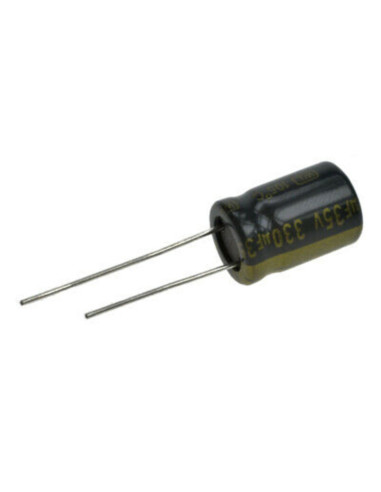 Condensatore elettrolitico verticale 105°  35V    330 uf