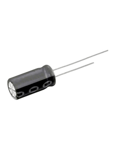 Condensatore elettrolitico verticale 105°  63V 10 uf 5x11mm