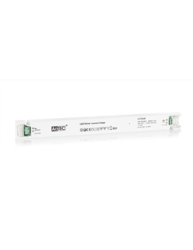 Alimentatore LED 24V 75W slim actec LT-75-24