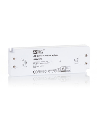 Alimentatore LED 24V 50W slim actec