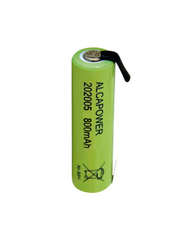 Batteria AAA NiMH 1,2V 800mAh con lamelle