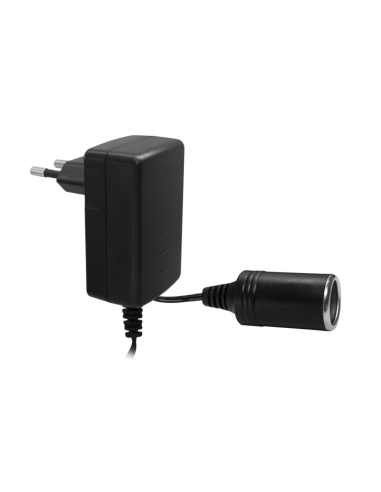 Adattatore auto spina 220VAC a presa accendisigari 12VDC 1A
