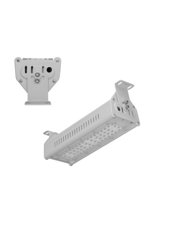 Luce LED lineare 230V 50W 4500lm 5000k 60° IP44/ik07 2835SMD 352x115x110mm