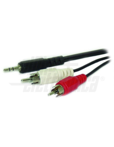 Cavo da jack 3,5 a 2 spine rca 3,0mpolyb