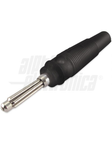 Spina banana 4mm nera economica