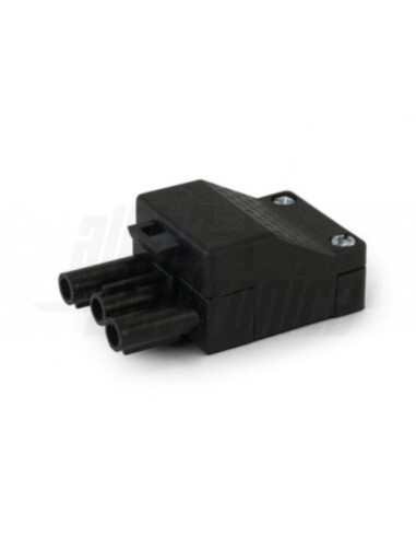 Presa volante anti estrazione 16A 500v 2p+t - contatto femmina
