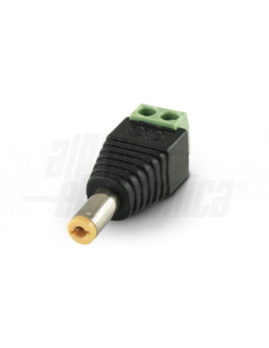 Adattatore da spina DC ø5,5-2,5mm a morsetto con molla