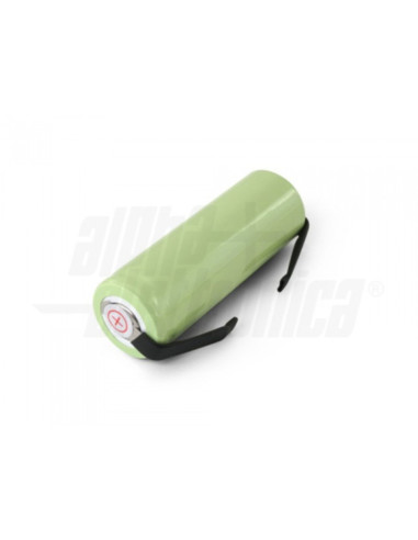 Batteria NiMH 1,2V 2,2Ah con lamelle 16,8x49mm BMA-L2200