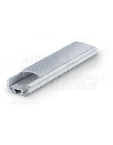 Profilo LED alluminio 2m + cover opale