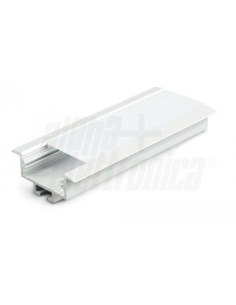 Profilo alluminio anodizzato con PVC opale 2m copertura...
