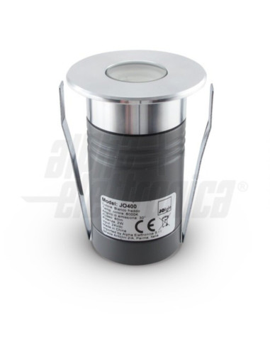 Faretto LED incasso 24V 3W 30° IP67 bianco freddo