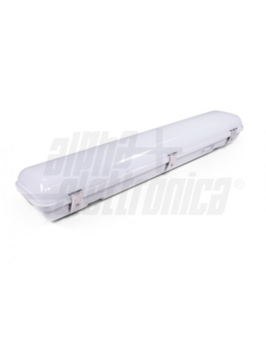 Plafoniera LED doppia 60cm 24W 4000k 120° IP65 2100lm