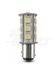 Lampada LED BAY15d 10÷30Vdc 2W 6500k bianco freddo 330...