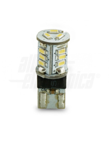 Lampadina LED t10 0,73W 10-30VDC 6000k 70lm 45° w2.1x9.5d