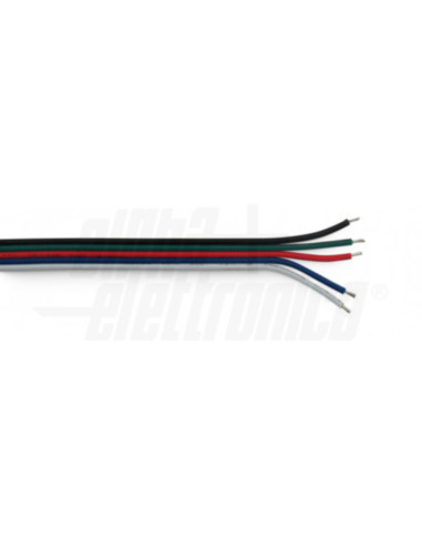 Piattina 5 poli RGB AWG20 5x0,5mm² 5m