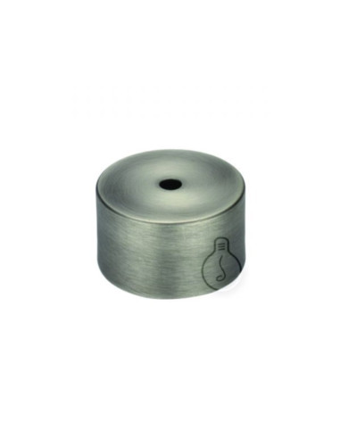 Rosone ad un foro metallo ⌀65mm h.35mm con staffa ed accessori titanio