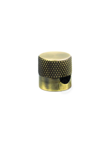 Decentratore alluminio con regolazione cavo 3x0,75 d15mm h.15mm ottone satinato