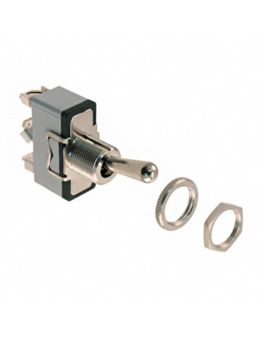 Interrutore a 3 posizioni Apem on/off/on 15A 250V con faston 6,3