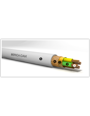Cavo  4x0,22 FR2OHHR 450/750v