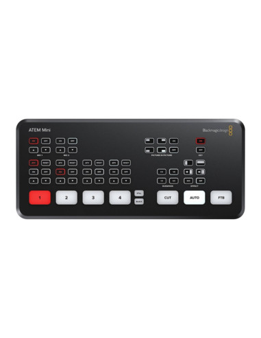 Switcher broadcast streaminig 4 ingressi HDMI + 2 mic