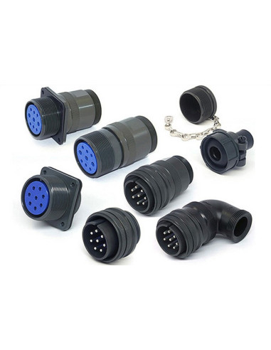 Connettore militare 14 poli maschio da pannello MS3102A20-27P