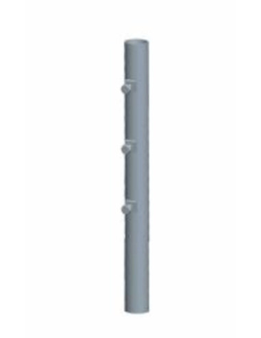 Palo h.2m ⌀30mm spessore 1,4mm con 2 bulloni M8