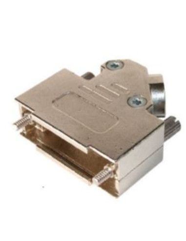 Guscio d-sub  9p 45° metallico