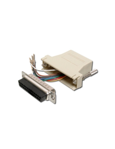 Adattatore d-sub 25p m/RJ45 8p f
