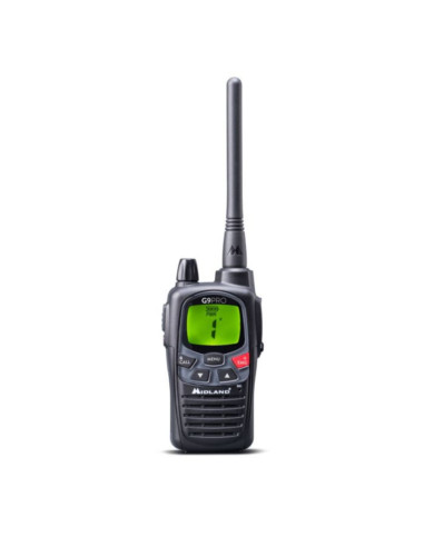 Ricetrasmittente G9 con LCD 32ch PMR446 con carica batterie da tavolo 1800mAh