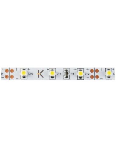 Striscia LED 12V 4,8W/m 4000k IP20 5mtb ianco naturale