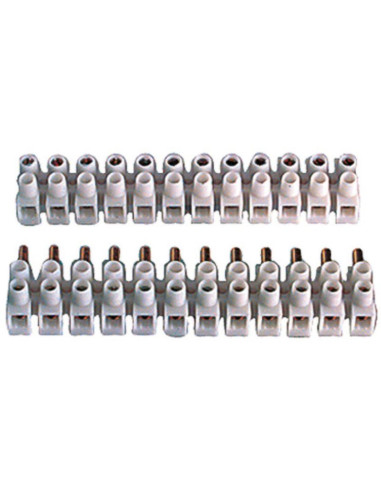 Morsettiera a innesto12 poli con spina e presa ad innesto 17.5a 450v  2.5mmq