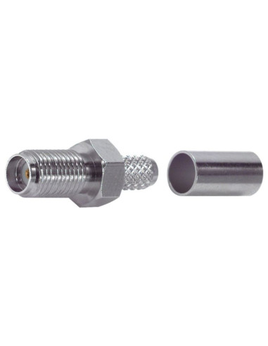 Presa volante sma per cavo rg174