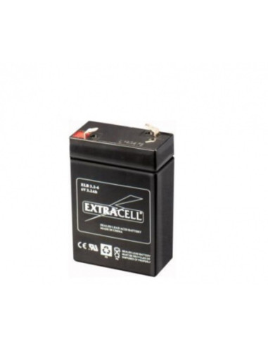 Batteria al piombo 6V 3,2Ah 65x95x33mm
