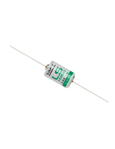 Batteria litio 3,6V 1,2Ah 1/2 AA 25,1x15mm con reofori