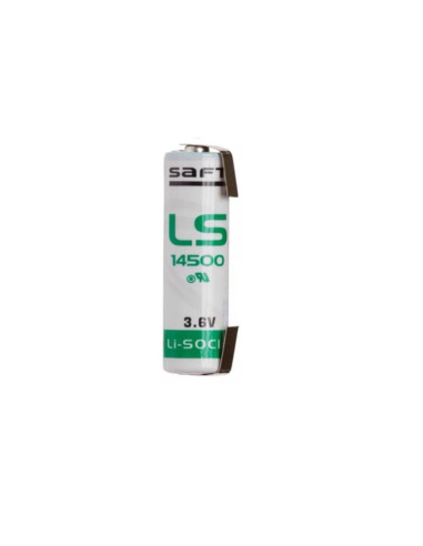 Batteria litio 3,6V 2,6Ah AA con pagliette