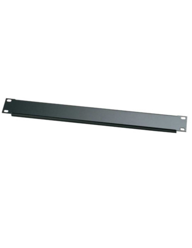 Pannello rack anteriopre cieco 1he nero