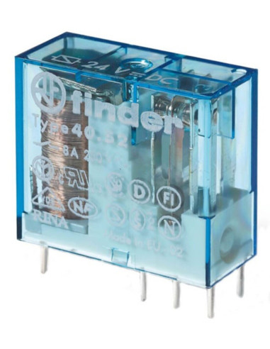 Mini rele' per c.s. 48vVDC 2SC 8A 250V
